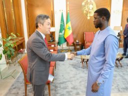 AUDIENCE AVEC SON EXCELLENCE LE PRESIDENT DE LA RÉPUBLIQUE DU SENEGAL EN COMPAGNIE DU GROUPE CHEC